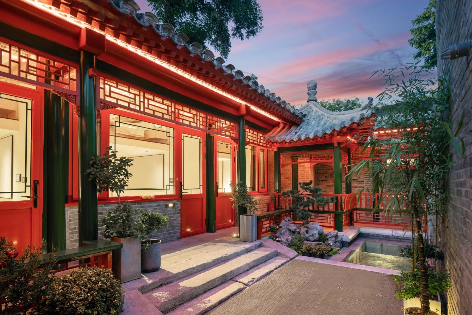 Xinxiang Yayuan Beijing Sihe Courtyard With Sky Garden Terrace Near Tiananmen Square Forbidden City Wangfujing Pedestrian Street And The Subway Экстерьер фото