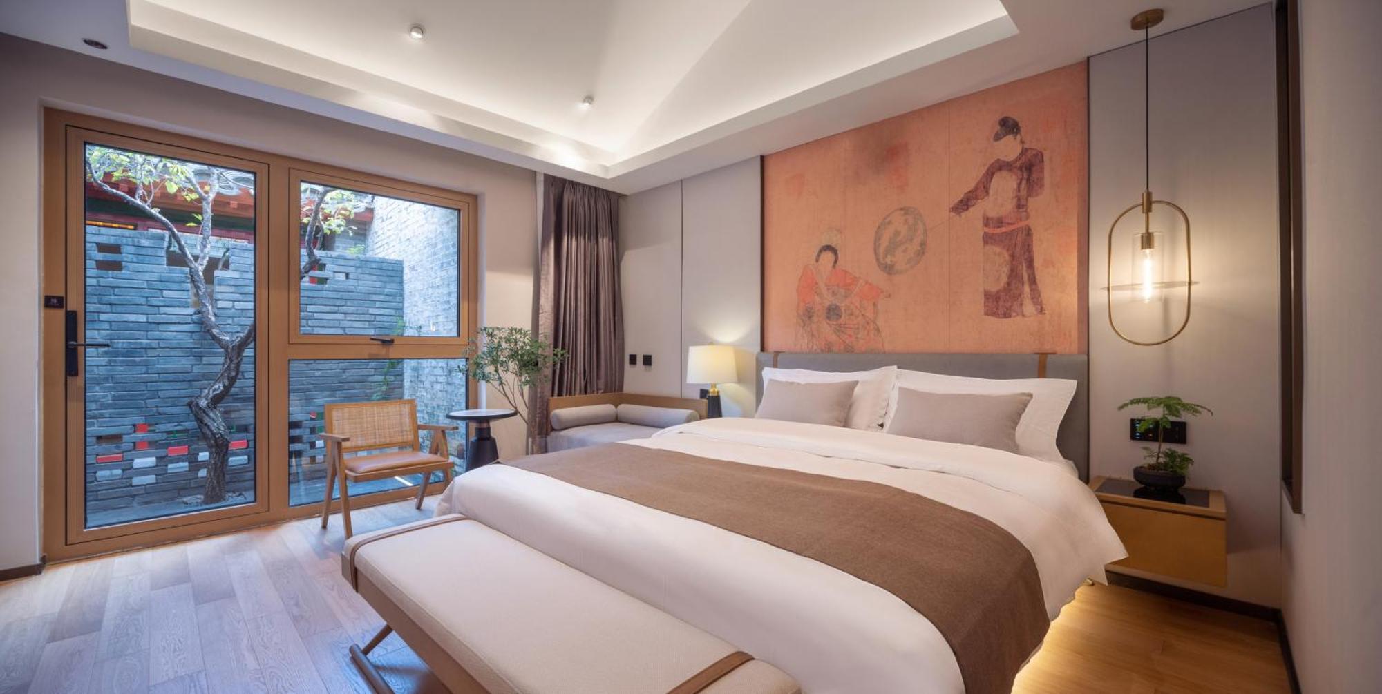 Xinxiang Yayuan Beijing Sihe Courtyard With Sky Garden Terrace Near Tiananmen Square Forbidden City Wangfujing Pedestrian Street And The Subway Экстерьер фото