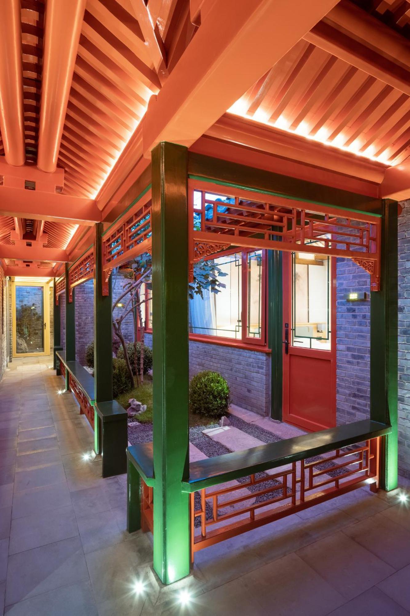 Xinxiang Yayuan Beijing Sihe Courtyard With Sky Garden Terrace Near Tiananmen Square Forbidden City Wangfujing Pedestrian Street And The Subway Экстерьер фото