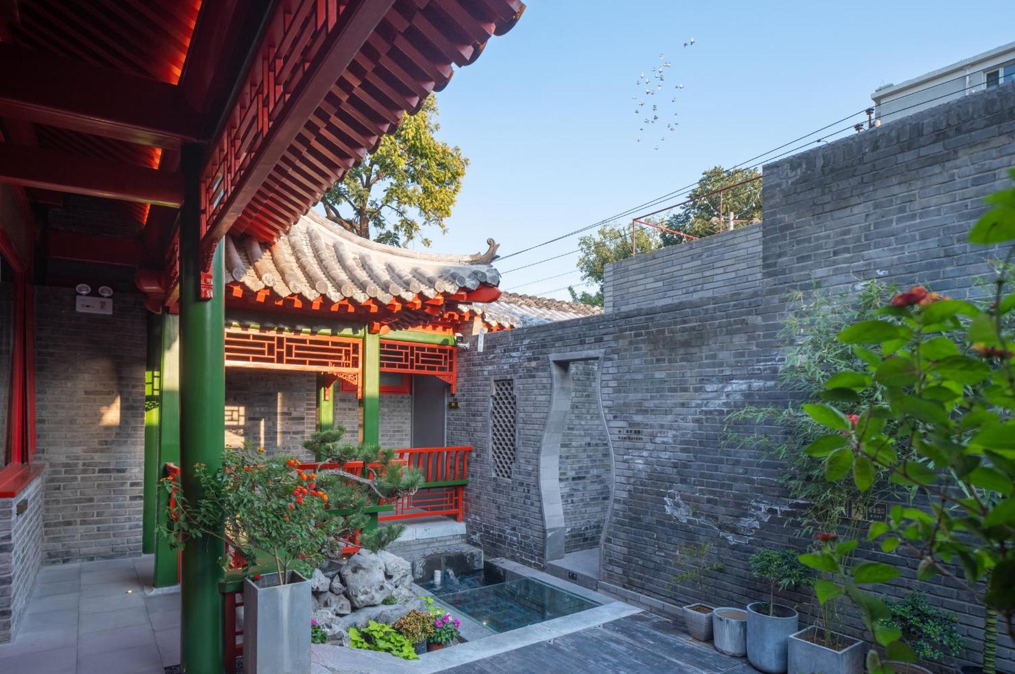 Xinxiang Yayuan Beijing Sihe Courtyard With Sky Garden Terrace Near Tiananmen Square Forbidden City Wangfujing Pedestrian Street And The Subway Экстерьер фото