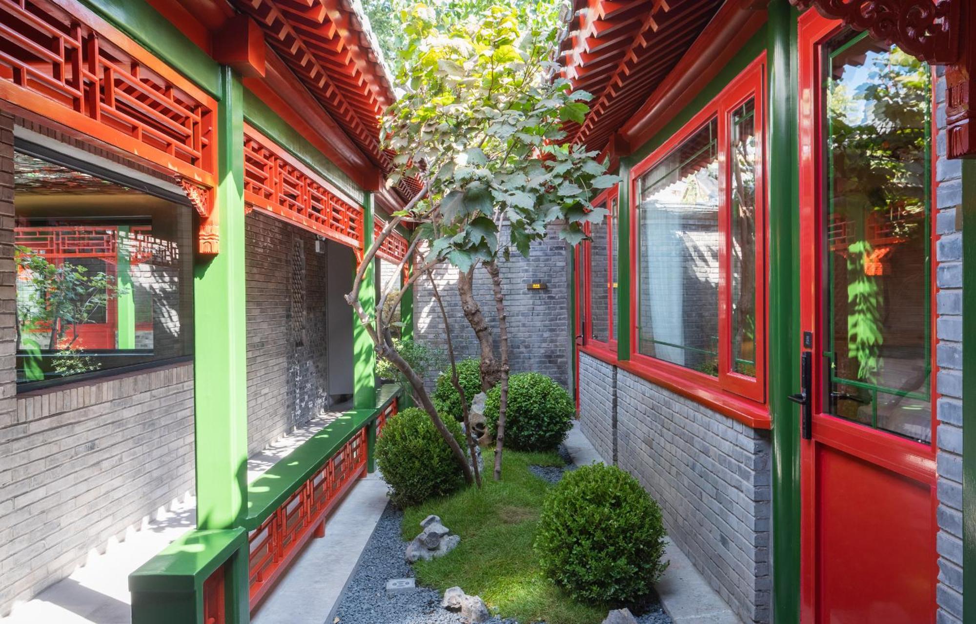 Xinxiang Yayuan Beijing Sihe Courtyard With Sky Garden Terrace Near Tiananmen Square Forbidden City Wangfujing Pedestrian Street And The Subway Экстерьер фото