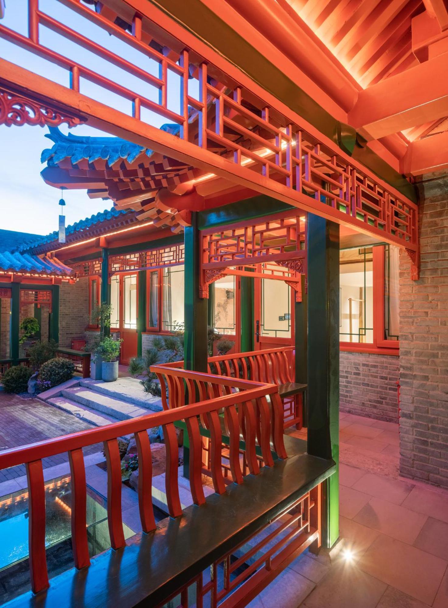 Xinxiang Yayuan Beijing Sihe Courtyard With Sky Garden Terrace Near Tiananmen Square Forbidden City Wangfujing Pedestrian Street And The Subway Экстерьер фото