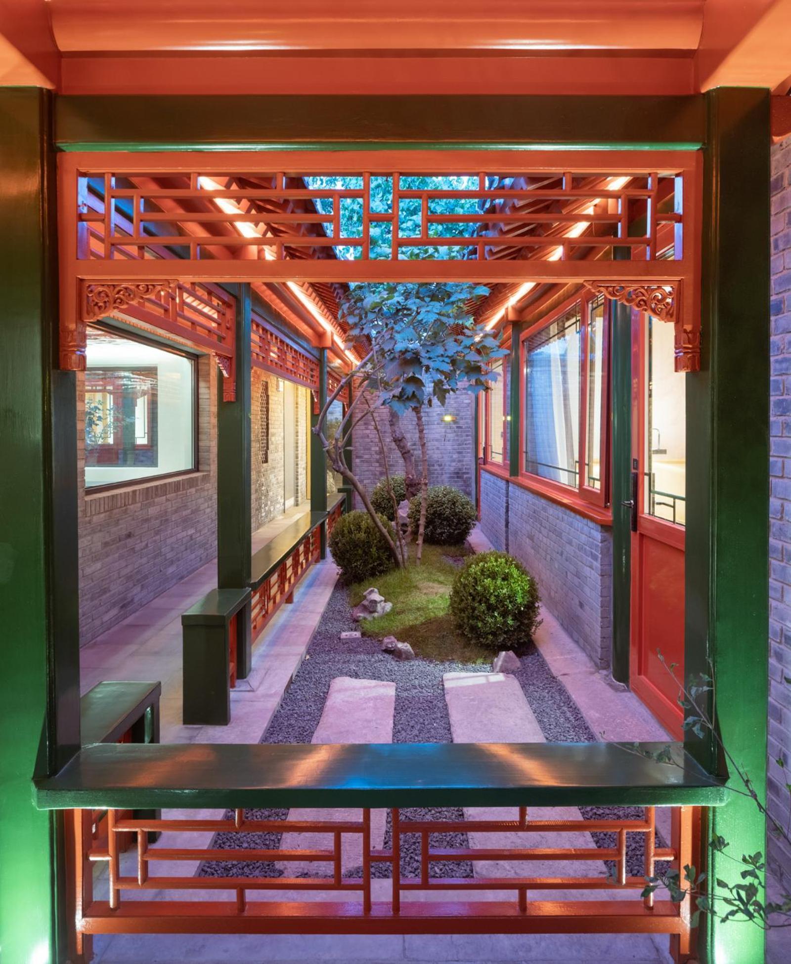 Xinxiang Yayuan Beijing Sihe Courtyard With Sky Garden Terrace Near Tiananmen Square Forbidden City Wangfujing Pedestrian Street And The Subway Экстерьер фото